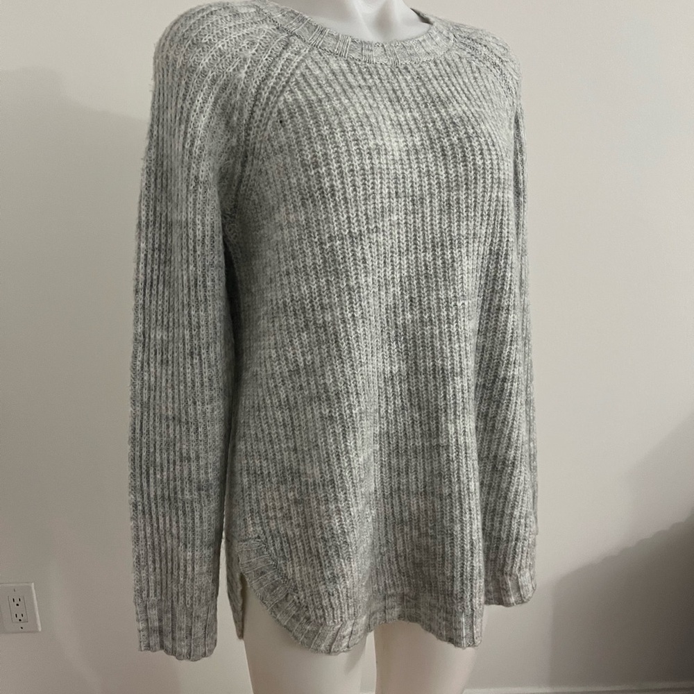 Cozy Gray Knit Sweater